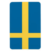 Zweedse vlag magneet (Verticaal)