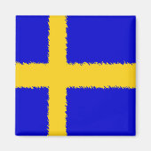 Zweedse vlag magneet (Voorkant)