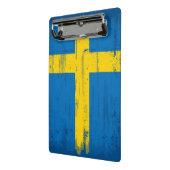 Zweedse vlag mini klembord (Angled2)