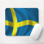 Zweedse vlag muismat (Met muis)