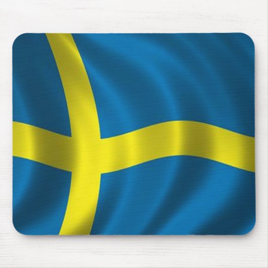 Zweedse vlag muismat (Voorkant)