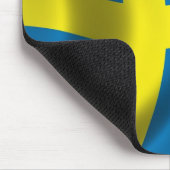 Zweedse vlag muismat (Hoek)