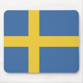 Zweedse vlag muismat (Voorkant)