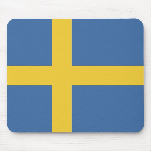 Zweedse vlag muismat (Voorkant)