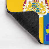 Zweedse vlag muismat (Hoek)