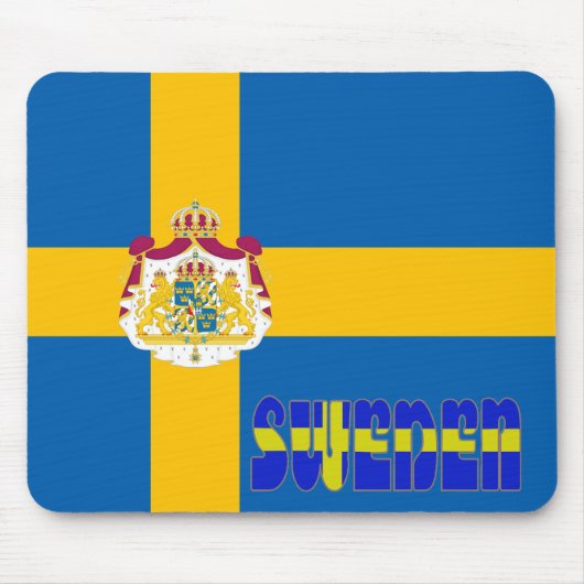 Zweedse vlag muismat (Voorkant)