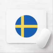 Zweedse vlag muismat (Met muis)
