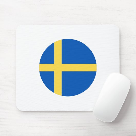 Zweedse vlag muismat (Met muis)