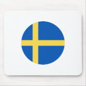 Zweedse vlag muismat (Voorkant)
