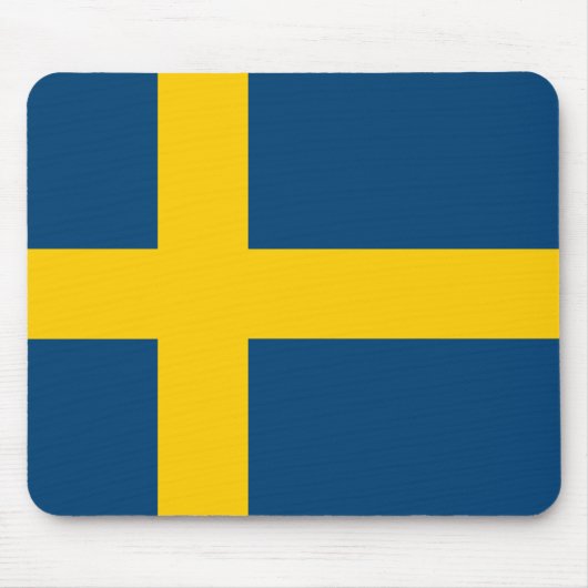 Zweedse vlag muismat (Voorkant)