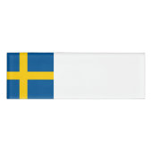 Zweedse vlag naambadge (Voorkant)