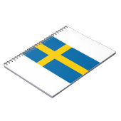 Zweedse vlag notitieboek (Linkerzijde)