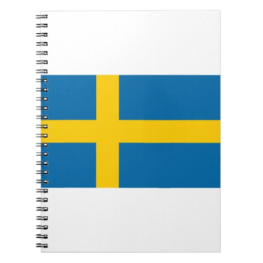 Zweedse vlag notitieboek (Voorkant)