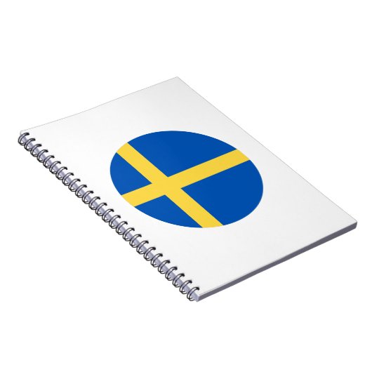 Zweedse vlag notitieboek (Rechterzijde)