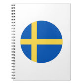 Zweedse vlag notitieboek (Voorkant)