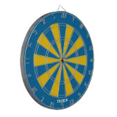 Zweedse Vlag Patriot's Bullseye Dartbord (Voorkant Links)