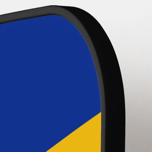 Zweedse vlag pickleball paddle (Links Detail)