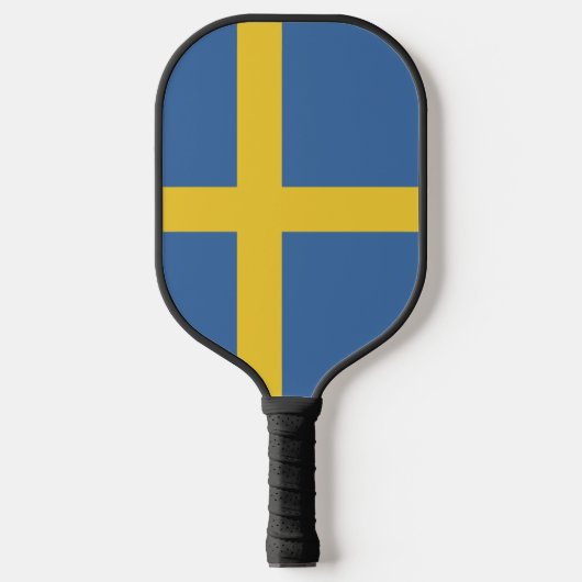 Zweedse vlag pickleball paddle (Voorkant)