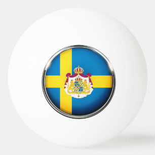 Zweedse vlag pingpongbal
