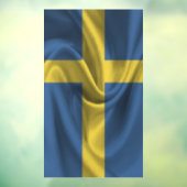 Zweedse vlag raamsticker (Vel 3)