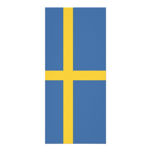 Zweedse vlag reclamekaart (Voorkant)