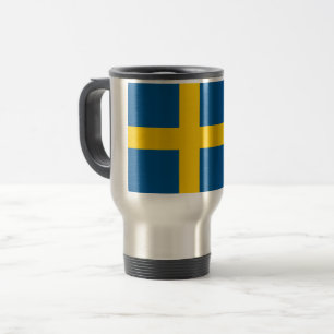 Zweedse vlag reisbeker