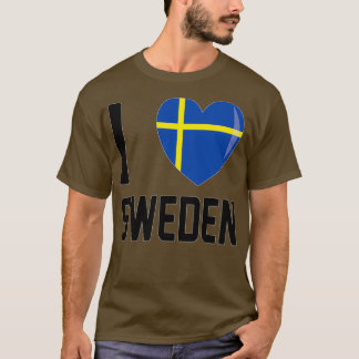 Zweedse vlag Scandinavia T-shirt