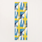 Zweedse vlag, Scandinavische cultuur, Zweedse kleu Yogamat (Achterkant)