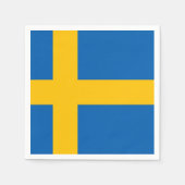 Zweedse vlag servetten (Voorkant)