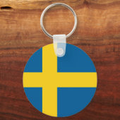 zweedse vlag sleutelhanger (Voorkant)