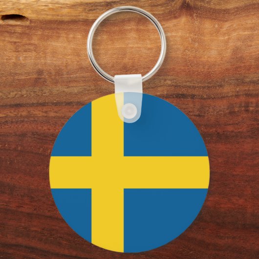 zweedse vlag sleutelhanger (Voorkant)