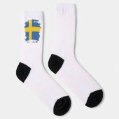 Zweedse vlag sokken (Rechts)