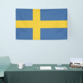 Zweedse vlag spandoek (Beurs)