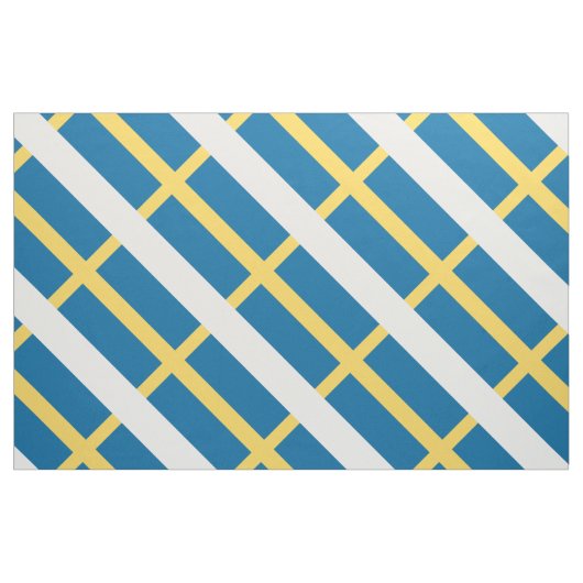 Zweedse vlag stof (Yard (91,4 cm))