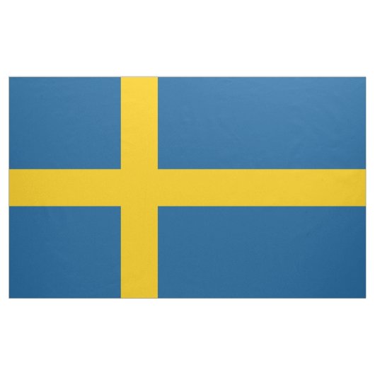 Zweedse vlag stof (Yard (91,4 cm))