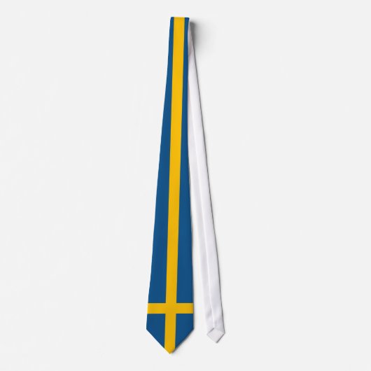Zweedse vlag stropdas (Voorkant)