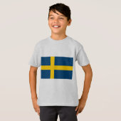 Zweedse vlag t-shirt (Voorkant volledig)