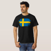Zweedse vlag t-shirt (Voorkant volledig)