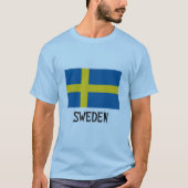 Zweedse vlag t-shirt (Voorkant)