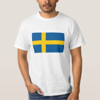 Zweedse vlag t shirt voor Zweden