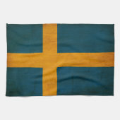 Zweedse vlag theedoek (Horizontaal)