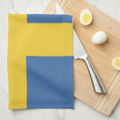 Zweedse vlag theedoek (Quarter Fold)