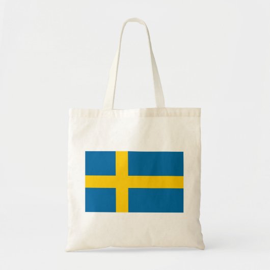 Zweedse vlag tote bag (Voorkant)