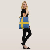 Zweedse vlag tote bag (Op model)