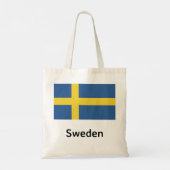 Zweedse vlag tote bag (Achterkant)
