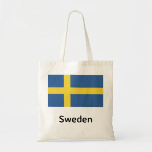 Zweedse vlag tote bag