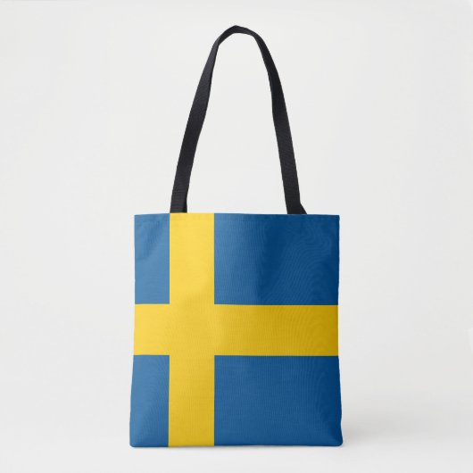 Zweedse vlag tote bag (Voorkant)
