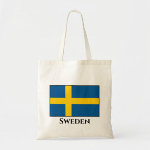 Zweedse vlag tote bag