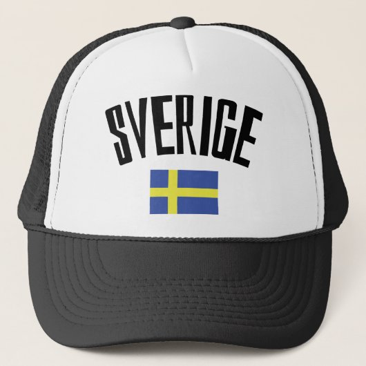 zweedse vlag trucker pet (Voorkant)