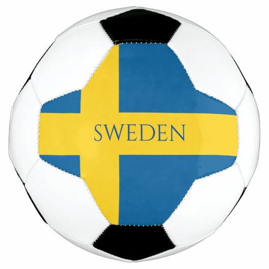 zweedse vlag voetbal (Voorkant)